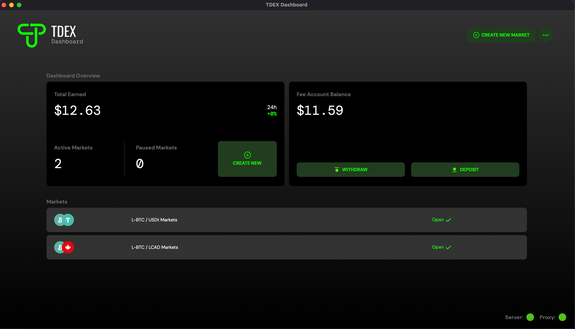 TDEX Launches User-Friendly Dashboard for Liquidity Provision, Available on Umbrel and Start9